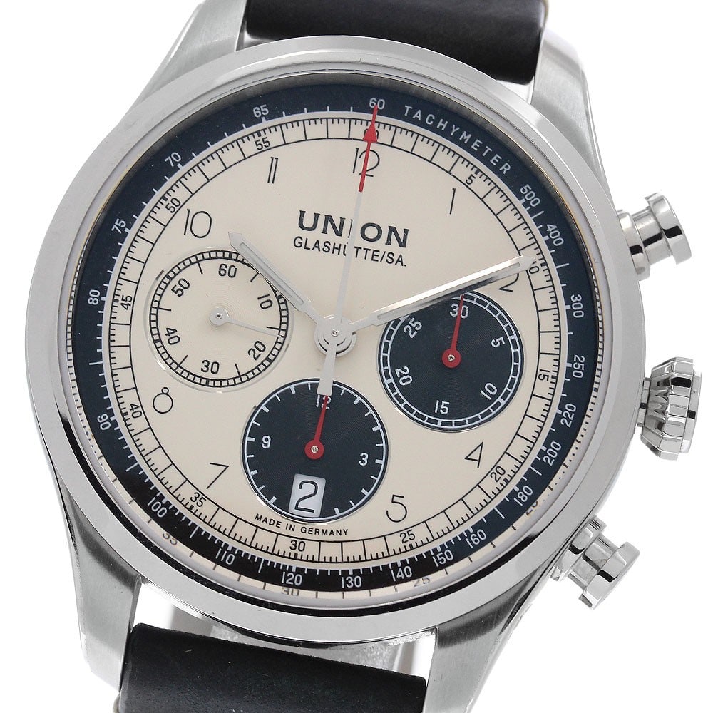 Union Glashutte Belisar automatic chronograph wristwatch ref D009.427.16.262.00: Union Glashutte Belisar automatic chronograph wristwatch ref D009.427.16.262.00 Union Glashutte Belisar chronograph wristwatch with automatic movement, date display, and small seconds. This men's watc