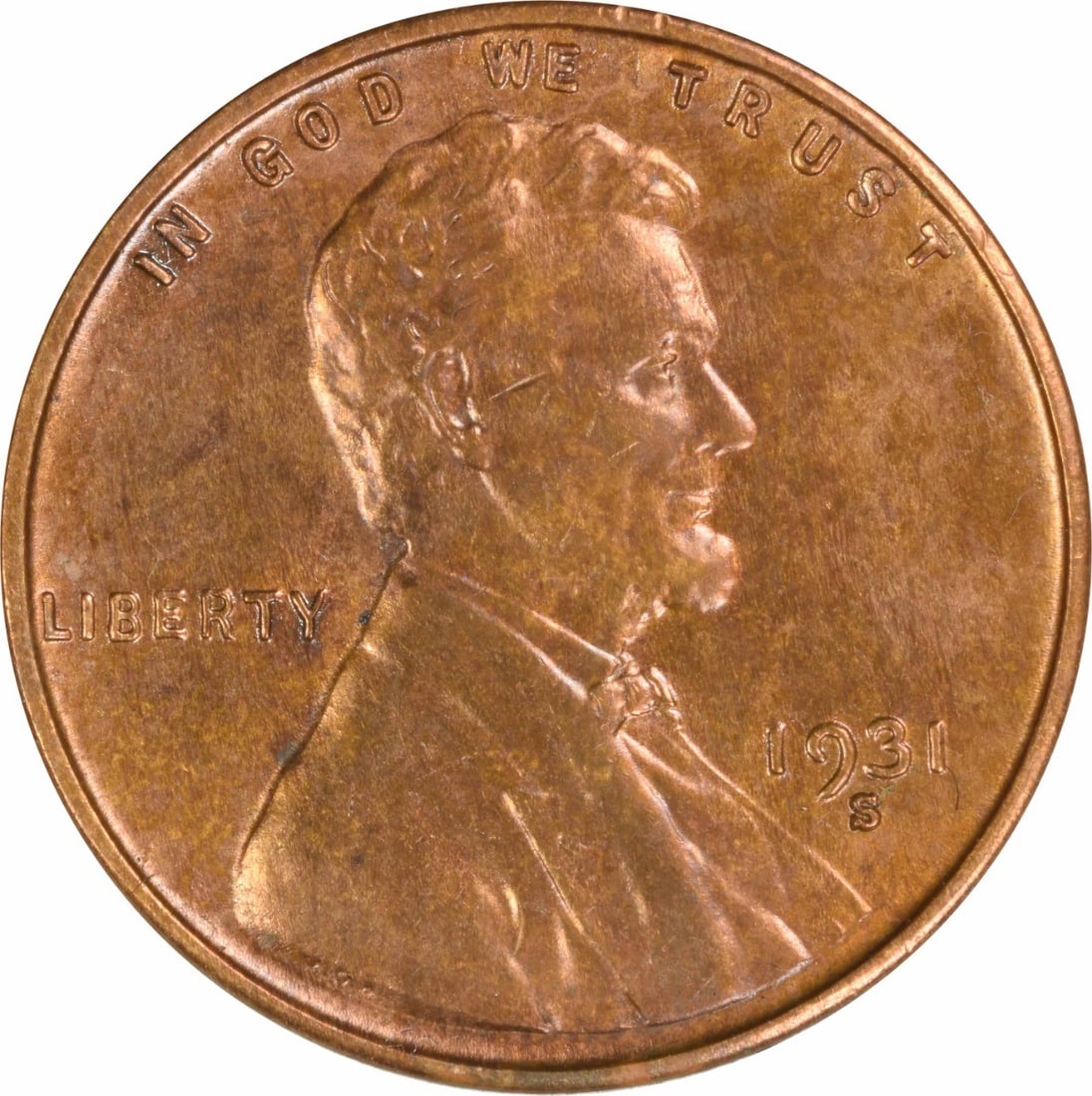 1931 S Lincoln Wheat Small Cent MS60 Uncertified: 1931 S Lincoln Wheat Small Cent MS60 Uncertified 1931-S Lincoln Wheat small cent from the United States. This uncertified copper coin is listed as uncirculated and graded MS60. Pre-owned. Specificatio