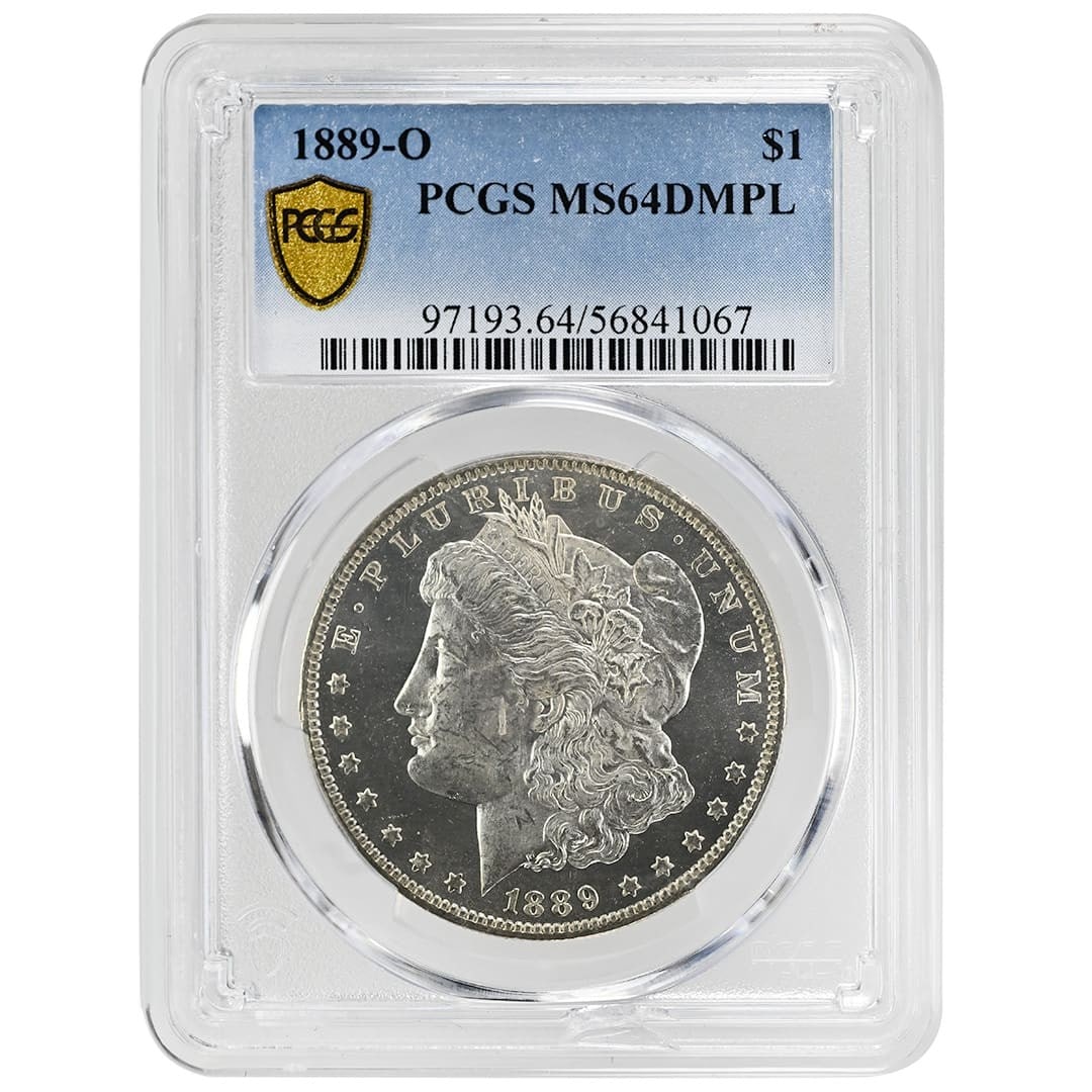 PCGS MS64DMPL 1889 O Morgan Silver Dollar $1 (1 of 4)