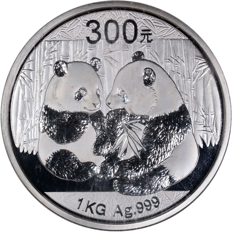 NGC PF65 Ultra Cameo 2009 China 1 Kilo Silver Panda 300 Yuan (1 of 4)