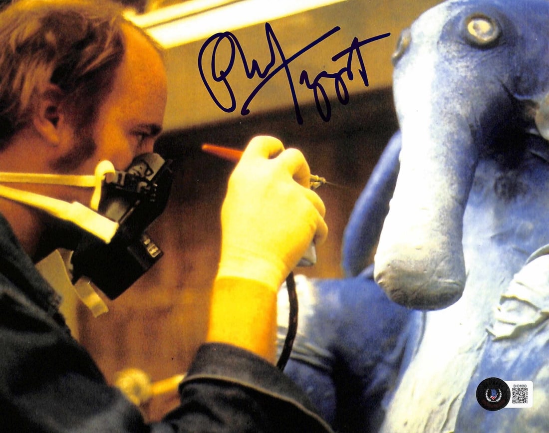 Beckett Certified Phil Tippett Signed 8x10 Star Wars Max Rebo Photo (1 of 1)