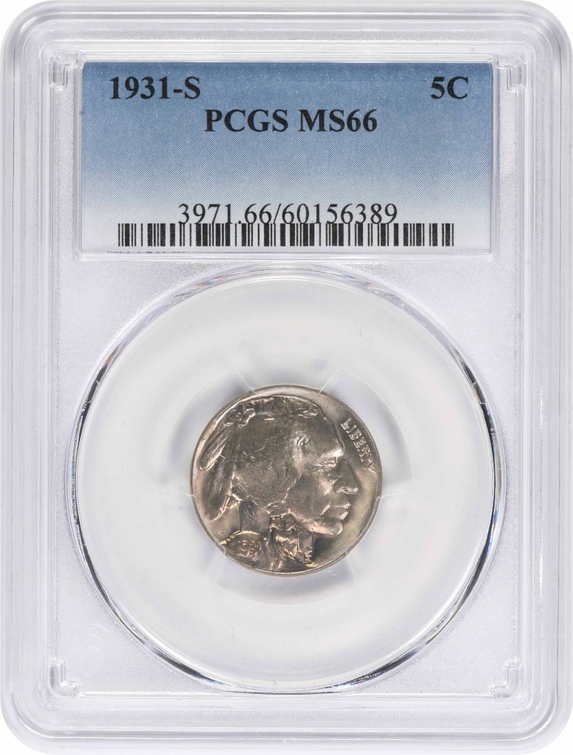 PCGS MS66 1931 S Buffalo 5C Nickel DDR 1-R-VI (1 of 4)