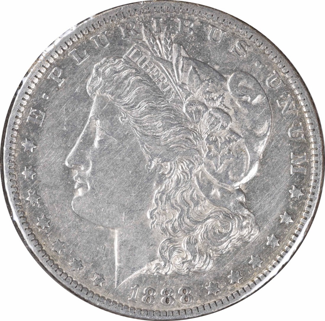1888 O Morgan Silver Dollar VAM 24 Oval O AU Uncertified: 1888 O Morgan Silver Dollar VAM 24 Oval O AU Uncertified 1888-O VAM 24 Morgan Silver Dollar with an Oval O variety. This uncertified, circulated coin is graded AU and struck in silver. Pre-owned. Spec