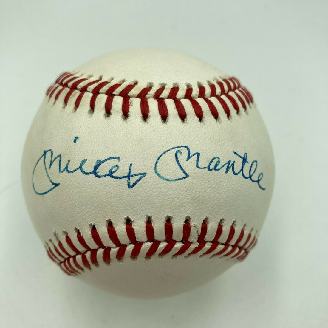 Mickey Mantle Signed Baseball PSA DNA Graded MINT 9 Yankees (1 of 8)