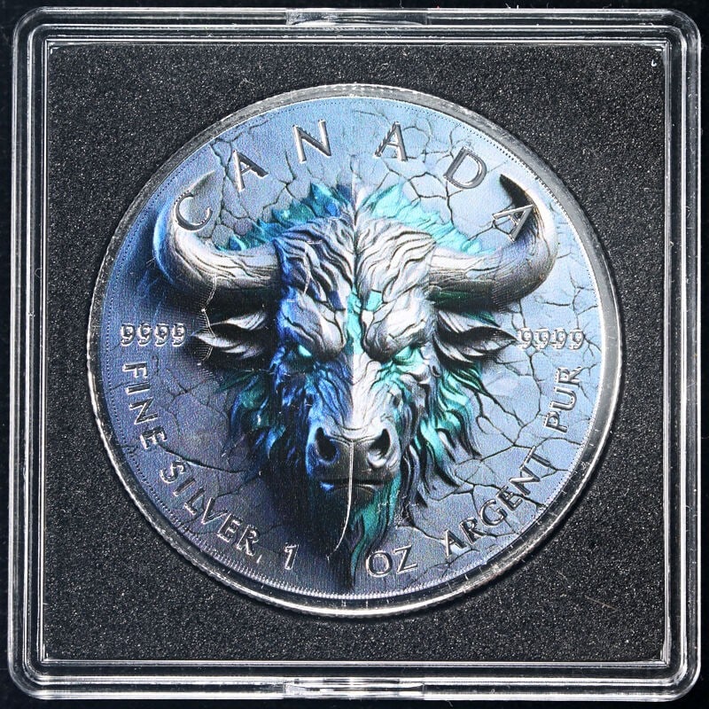 2025 Canada $5 Silver Maple Leaf Taurus Zodiac Coin 1 Ounce OGP COA (1 of 3)
