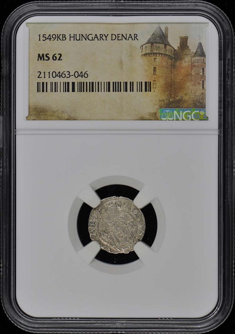 Uncirculated Hungary Denar NGC MS62 Certified Coin (1 of 2)
