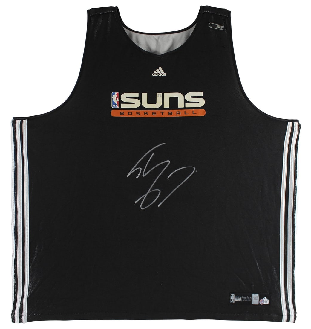 Shaquille O'Neal Signed Black Adidas Reversible Jersey BAS Witnessed (1 of 6)