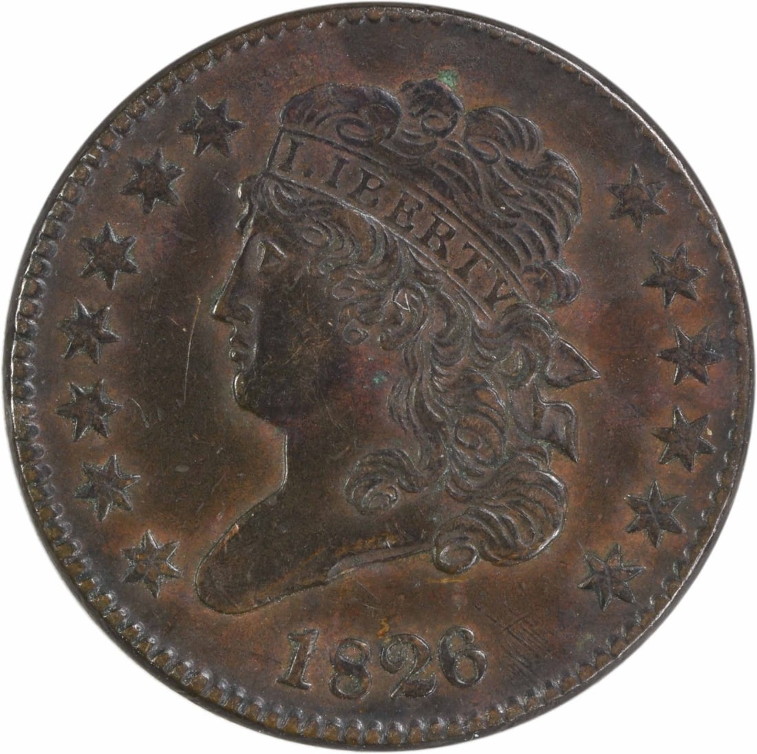 1826 Classic Head Half Cent AU Copper Uncertified (1 of 2)