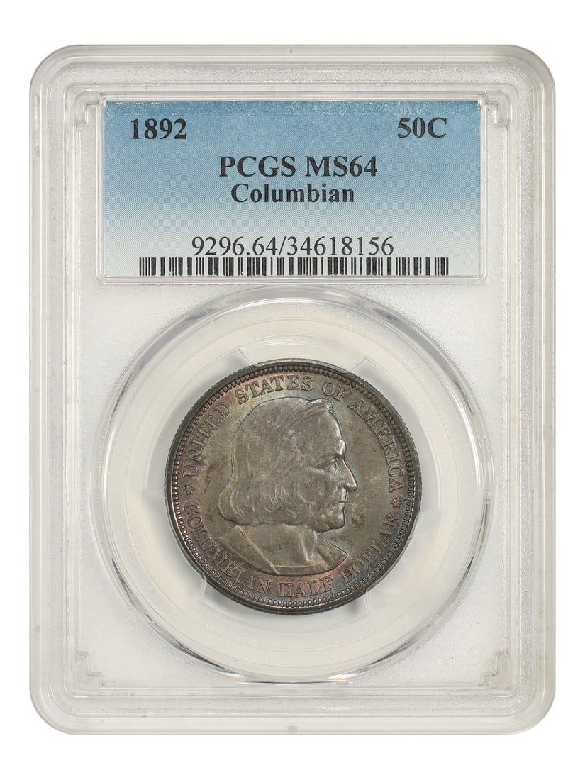 PCGS MS64 1892 Columbian Half Dollar Silver Commemorative (1 of 4)