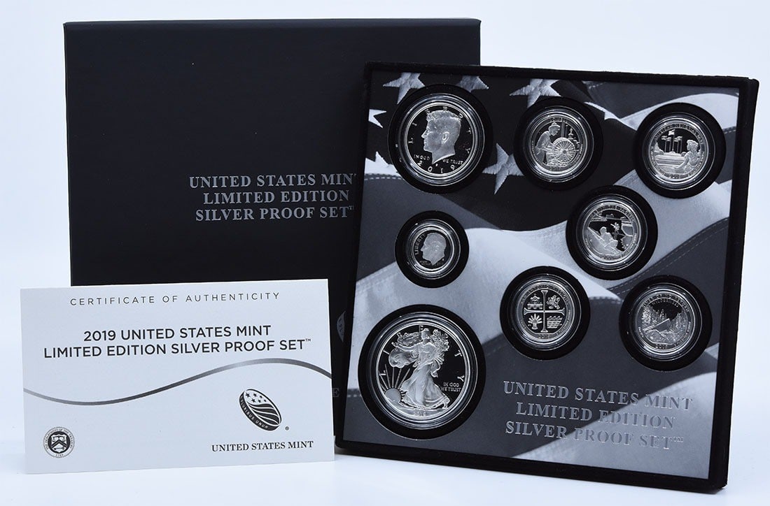 2019 U.S. Mint American Eagle Silver Proof Coin Set OGP (1 of 1)