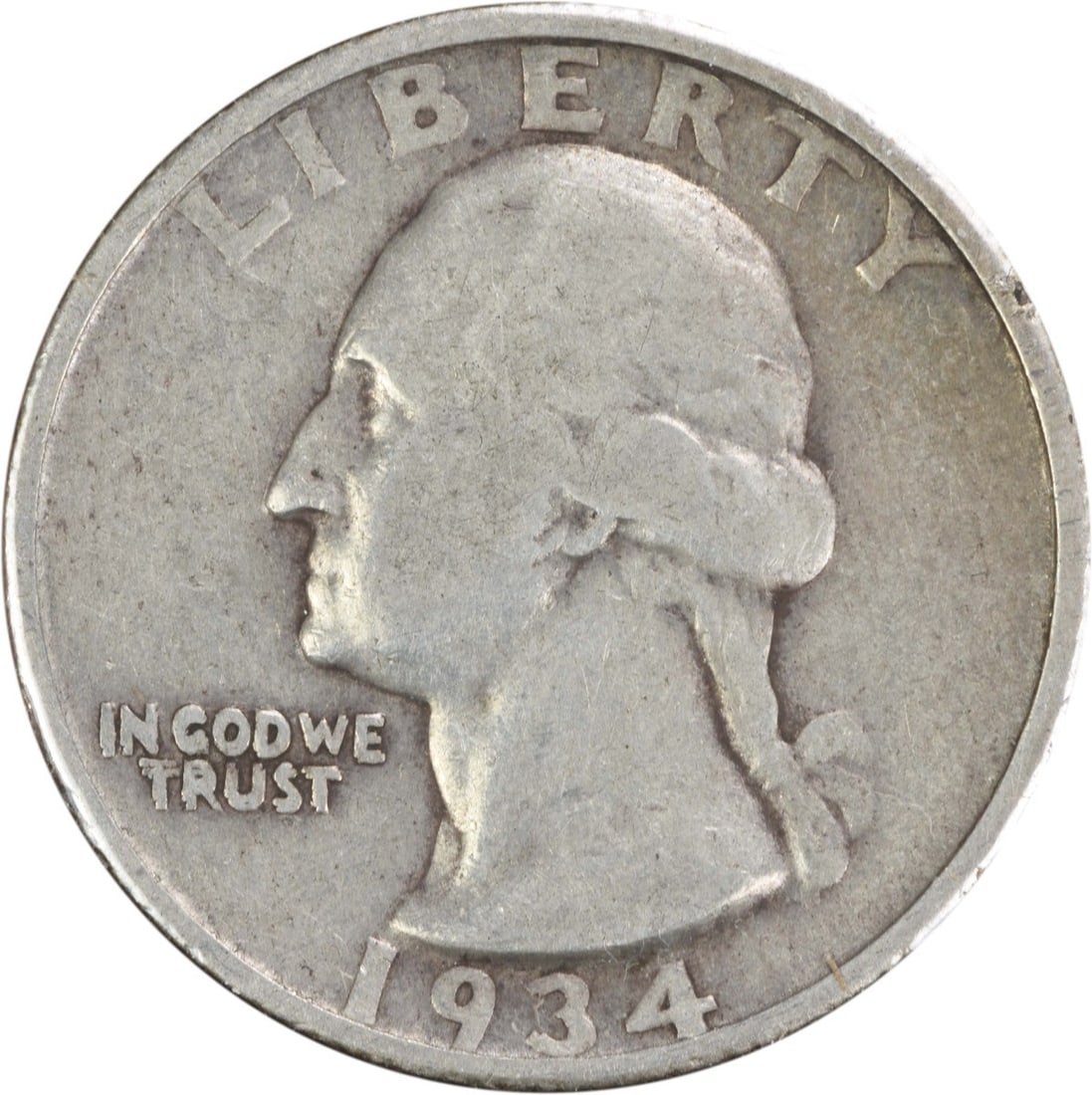 1934 Washington Silver Quarter DDO FS-101 Uncertified 90% Silver: 1934 Washington Silver Quarter DDO FS-101 Uncertified 90% Silver This 1934 Washington Silver Quarter features a distinctive DDO FS-101 variety and showcases the craftsmanship of designer John Flanagan