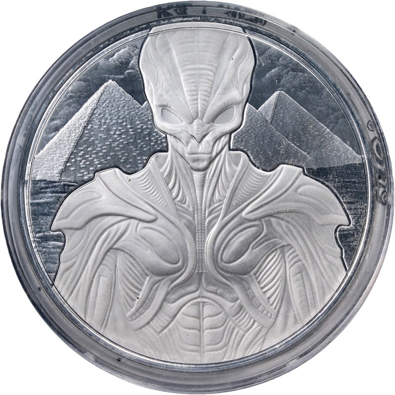 2025 Samoa Alien Architects 5 oz .999 Silver Coin in OGP (1 of 2)
