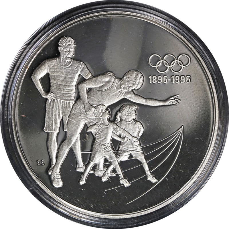 Canada 1992 Olympic Centennial Spirit of the Generations $15 Silver Coin (1 of 3)