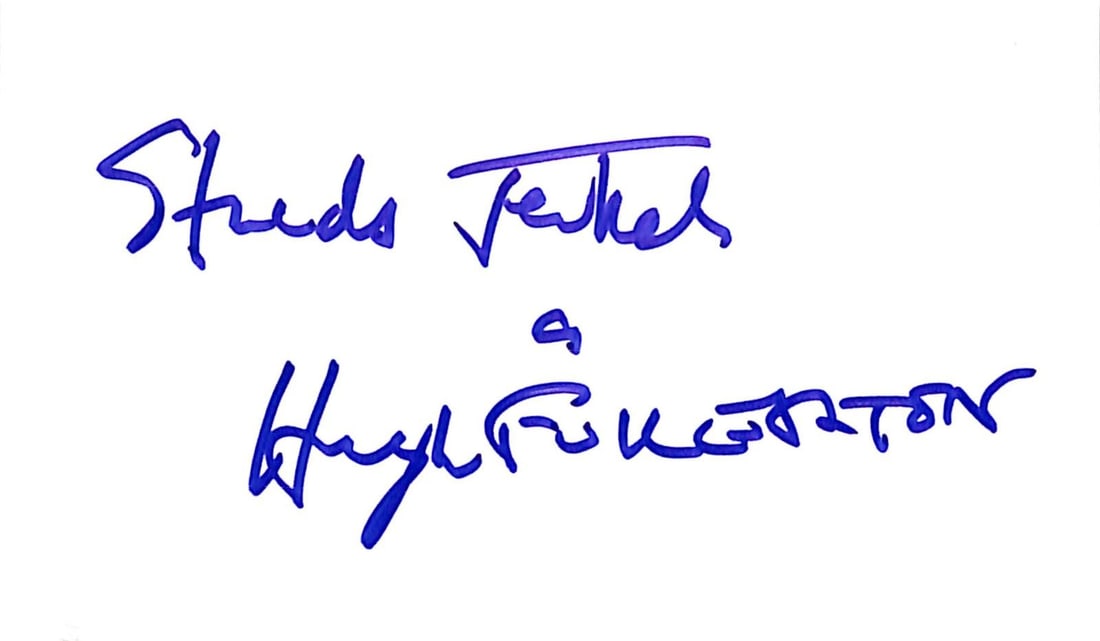 Beckett slabbed Studs Terkel signed cut inscribed Hugh Fullerton (1 of 1)