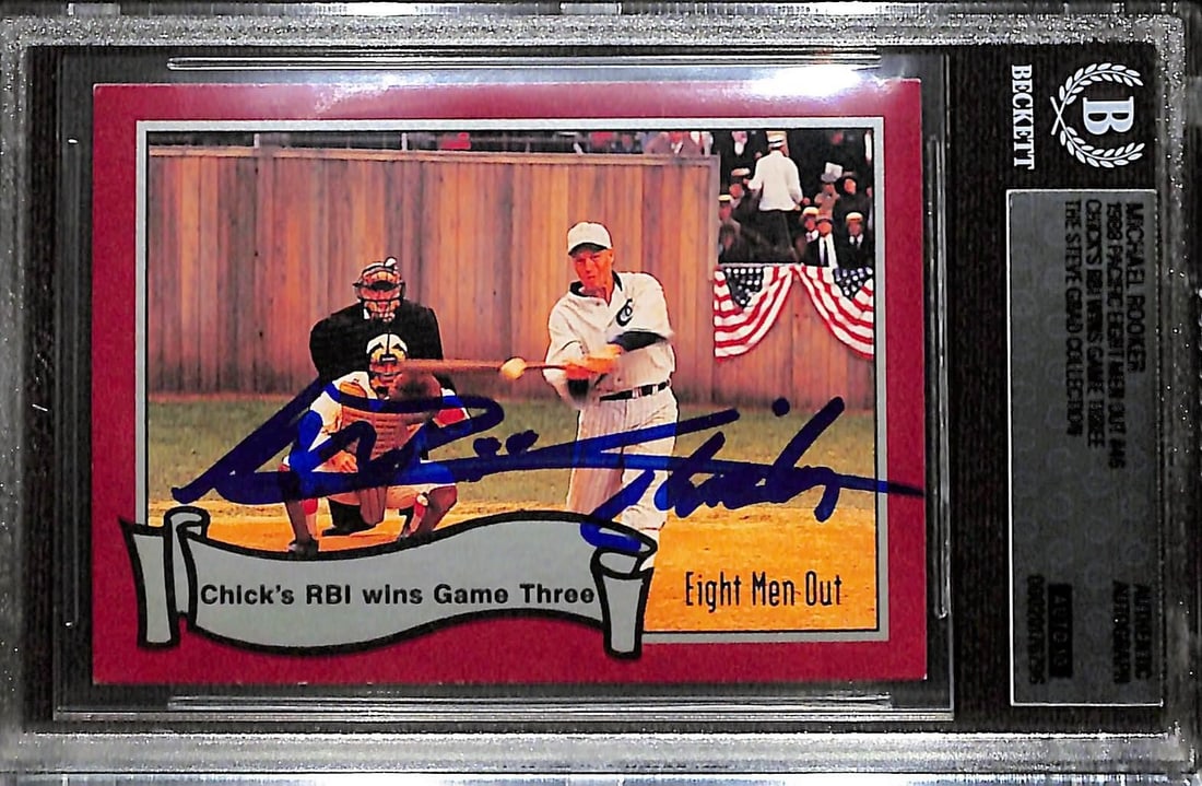 Beckett Authenticated Michael Rooker Eight Men Out Pacific Card (1 of 1)