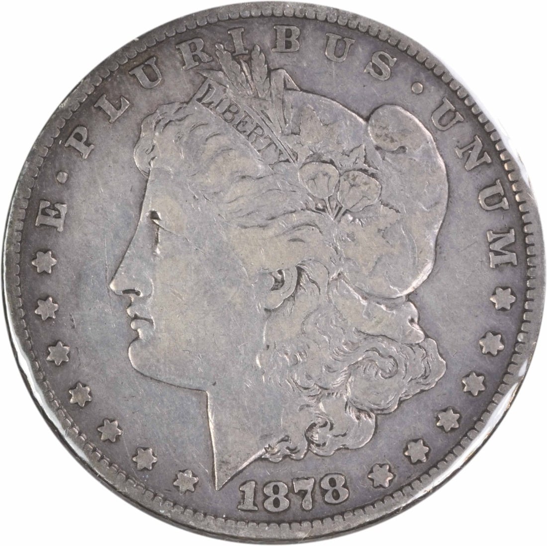 1878 S Morgan Silver Dollar VAM 26 Long Arrow Shaft F Uncertified: 1878 S Morgan Silver Dollar VAM 26 Long Arrow Shaft F Uncertified 1878-S VAM 26 Morgan Silver Dollar. This circulated, uncertified coin is a pre-owned example with a Fine grade. Specifications Item Ty