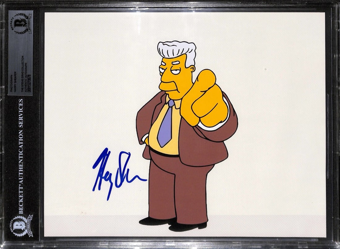 Beckett authenticated 8x10 photo signed by Harry Shearer as Kent Brockman (1 of 1)