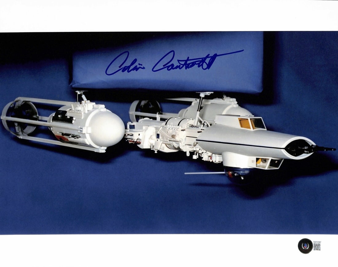 Signed 11x14 Star Wars Y-Wing Concept Photo Colin Cantwell Beckett (1 of 1)