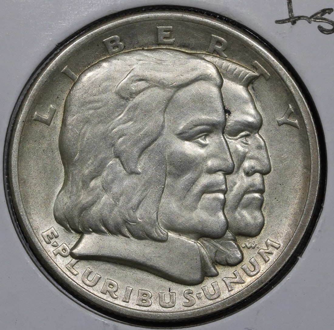 1936 Long Island 50C Silver Commemorative Half Dollar UNC (1 of 2)