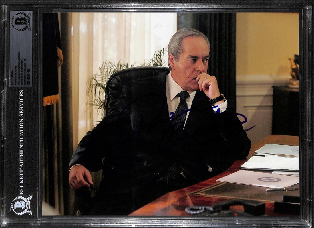 Signed 8x10 Powers Boothe as Noah Daniels BAS Auto 10 (1 of 1)