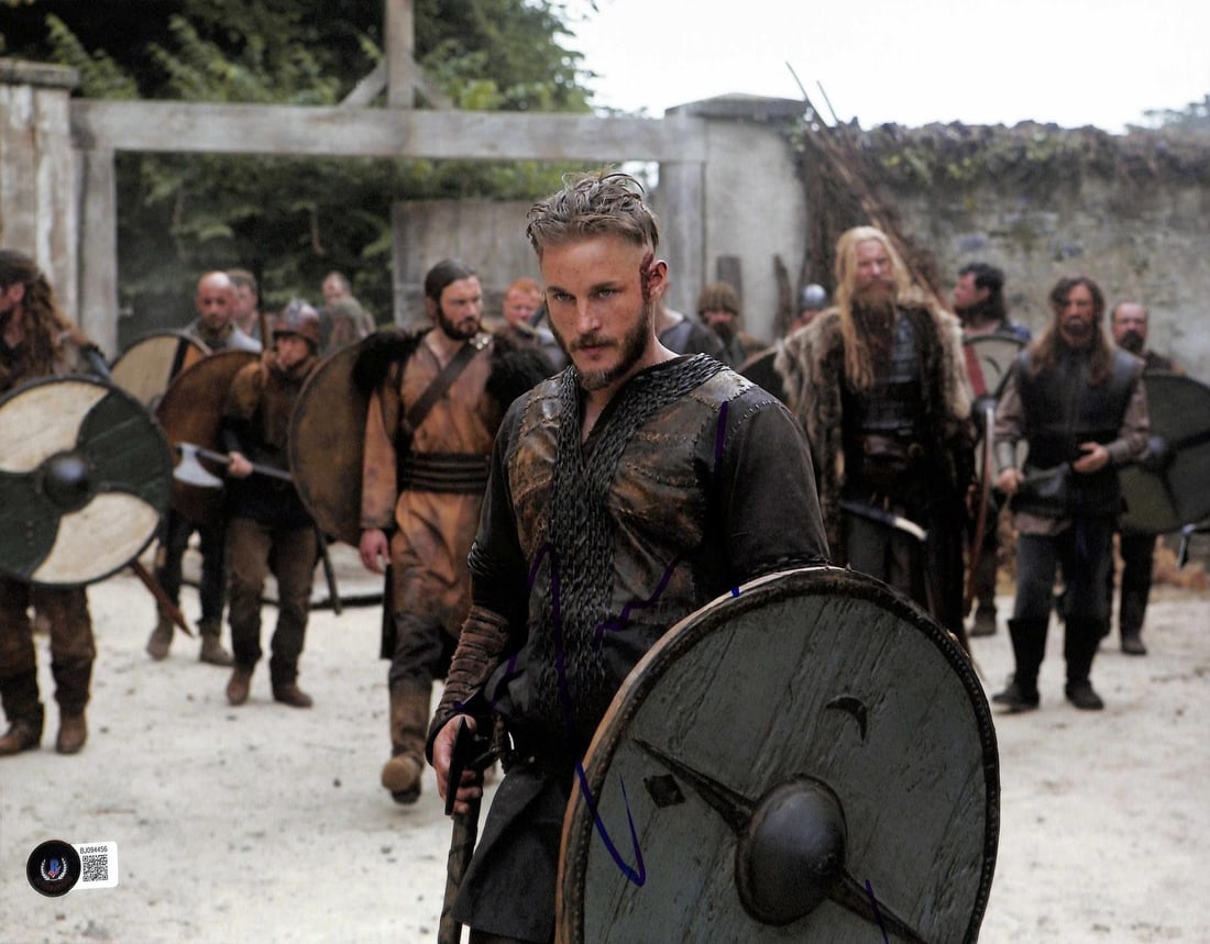 Autographed 11x14 Vikings photo by Travis Fimmel Beckett certified (1 of 1)