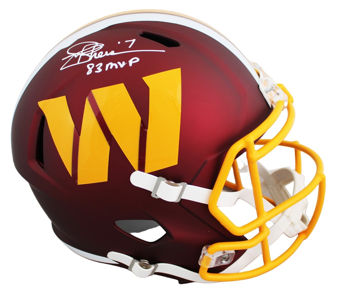 Joe Theismann autographed Commanders 2025 alternate full size helmet BAS (1 of 3)