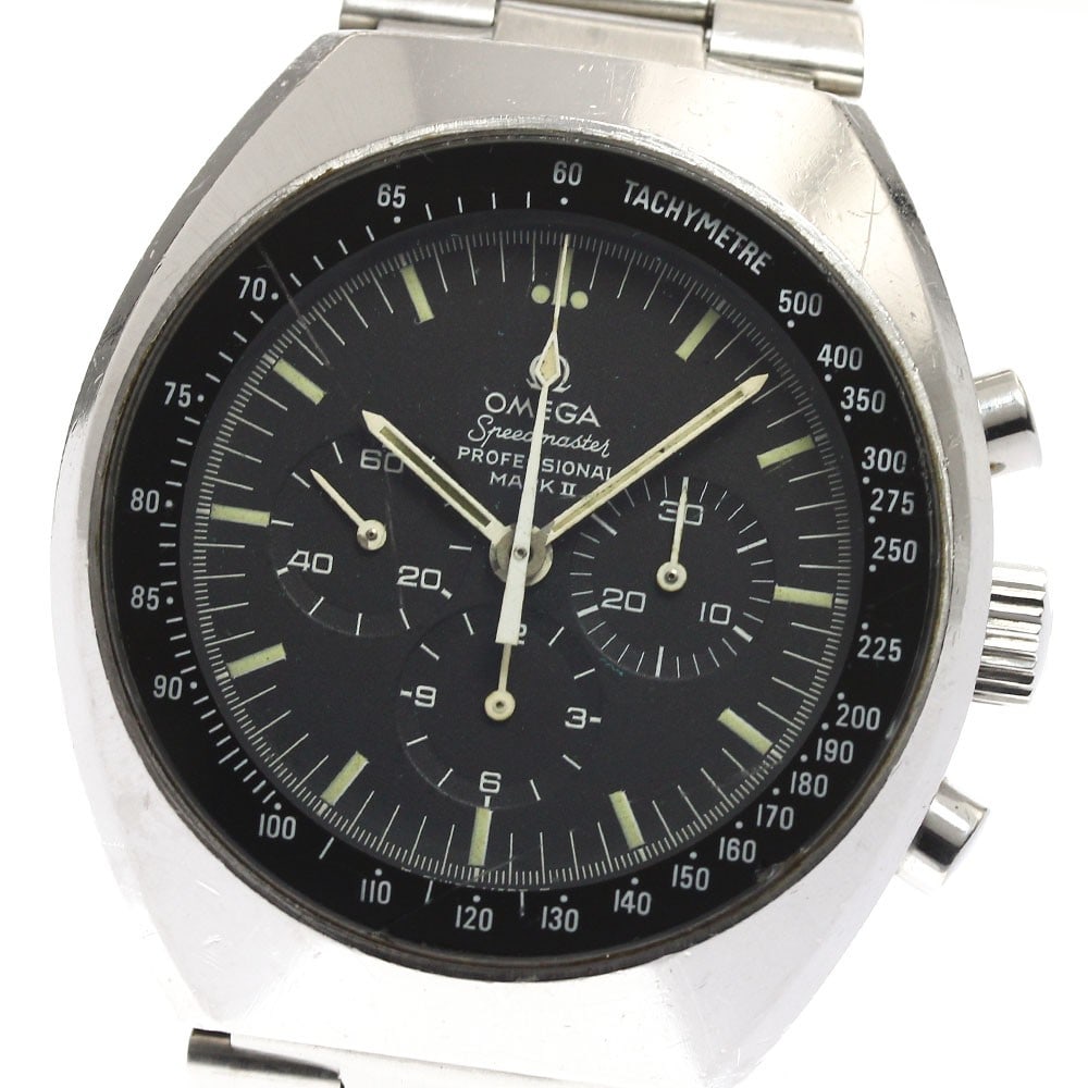 OMEGA Speedmaster Professional Mark II 145.014 mens steel chronograph watch (1 of 9)