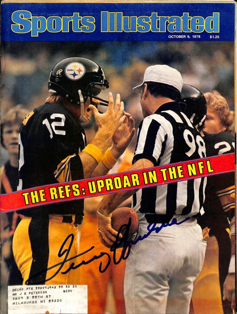 Beckett Certified Terry Bradshaw Signed Sports Illustrated Oct 1978 Original (1 of 1)