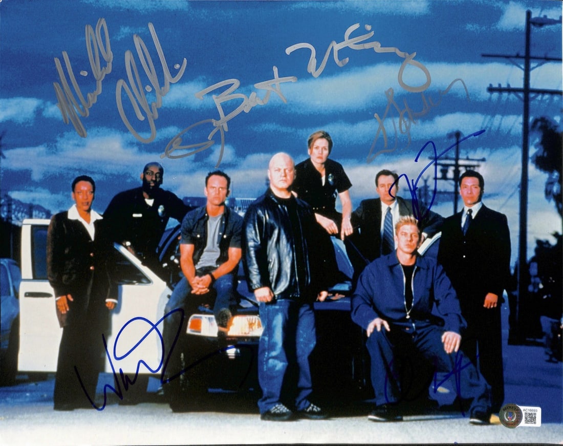 11x14 The Shield cast photo signed by 6 with Beckett LOA (1 of 1)