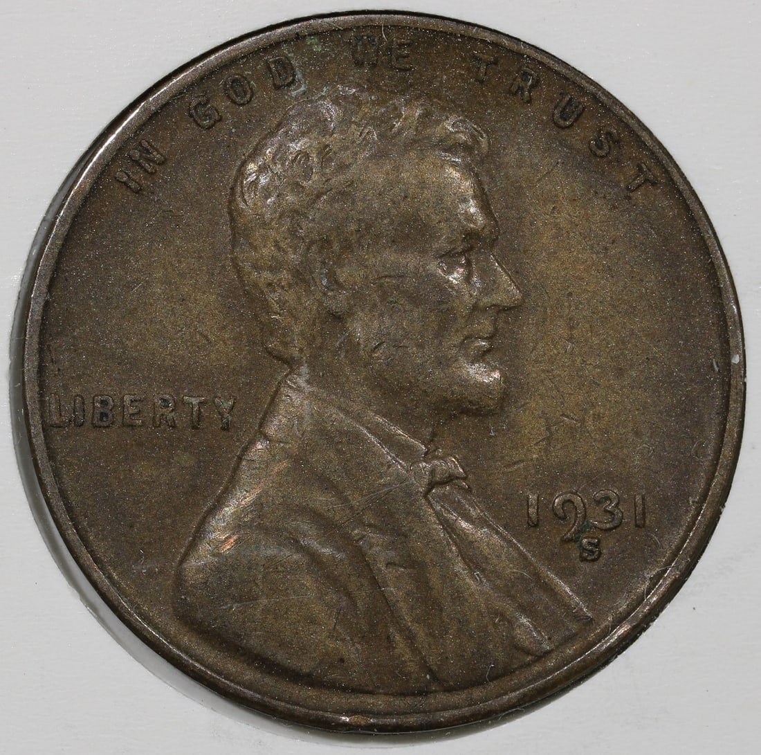 1931 S Lincoln Wheat Small Cent 1C XF BN (1 of 2)