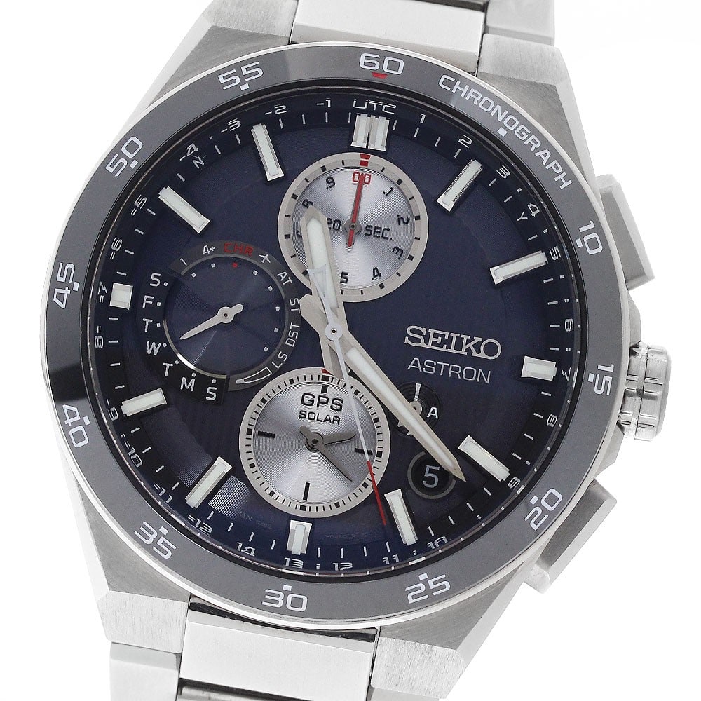 SEIKO Astron Nextar SBXC151 5X83-0AA0-1 Solar Radio Men's Watch: SEIKO Astron Nextar SBXC151 5X83-0AA0-1 Solar Radio Men's Watch Seiko Astron Nextar men's wristwatch with solar radio-controlled movement and multifunction day-date display. This reference SBXC151/5X8