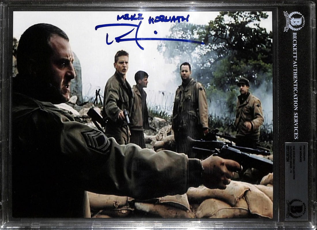 Beckett 10 Tom Sizemore autographed Saving Private Ryan 8x10 photo (1 of 1)