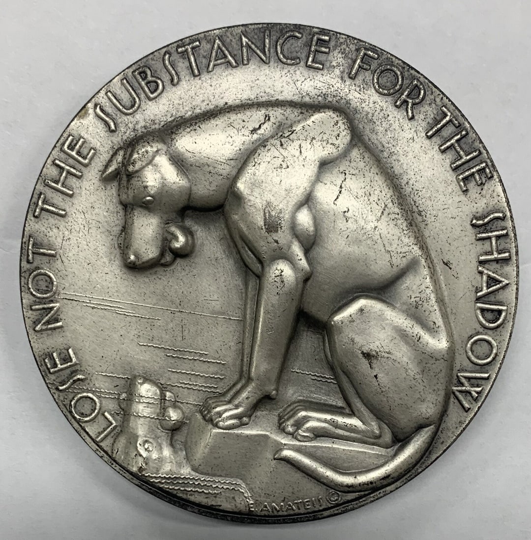Bronze 3 Inch Society of Medalists 1940 21st Issue Medal by Edmond Amateis (1 of 2)