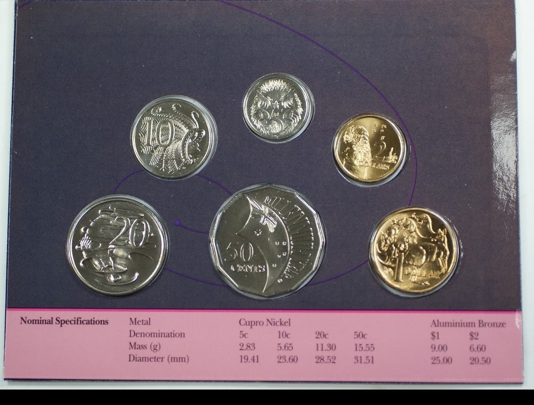 Royal Australian Mint 2000 Australia 6 Coin Uncirculated Set (1 of 5)