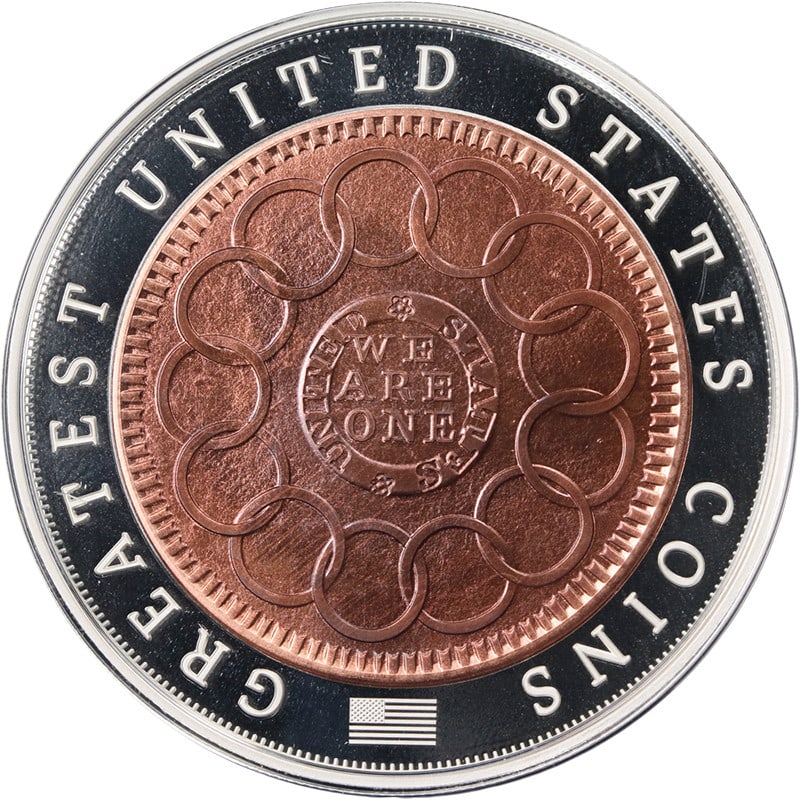 2026 Niue $5 2 oz .999 Silver Greatest U.S. Coins Fugio Cent (1 of 4)
