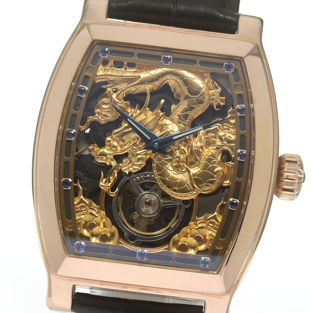 MEMORIGIN Zodiac Automatic Tourbillon Mens Wristwatch Ref 4894379440248: MEMORIGIN Zodiac Automatic Tourbillon Mens Wristwatch Ref 4894379440248 MEMORIGIN Zodiac men's wristwatch with an automatic movement and skeleton dial. The stainless steel case is paired with a leathe