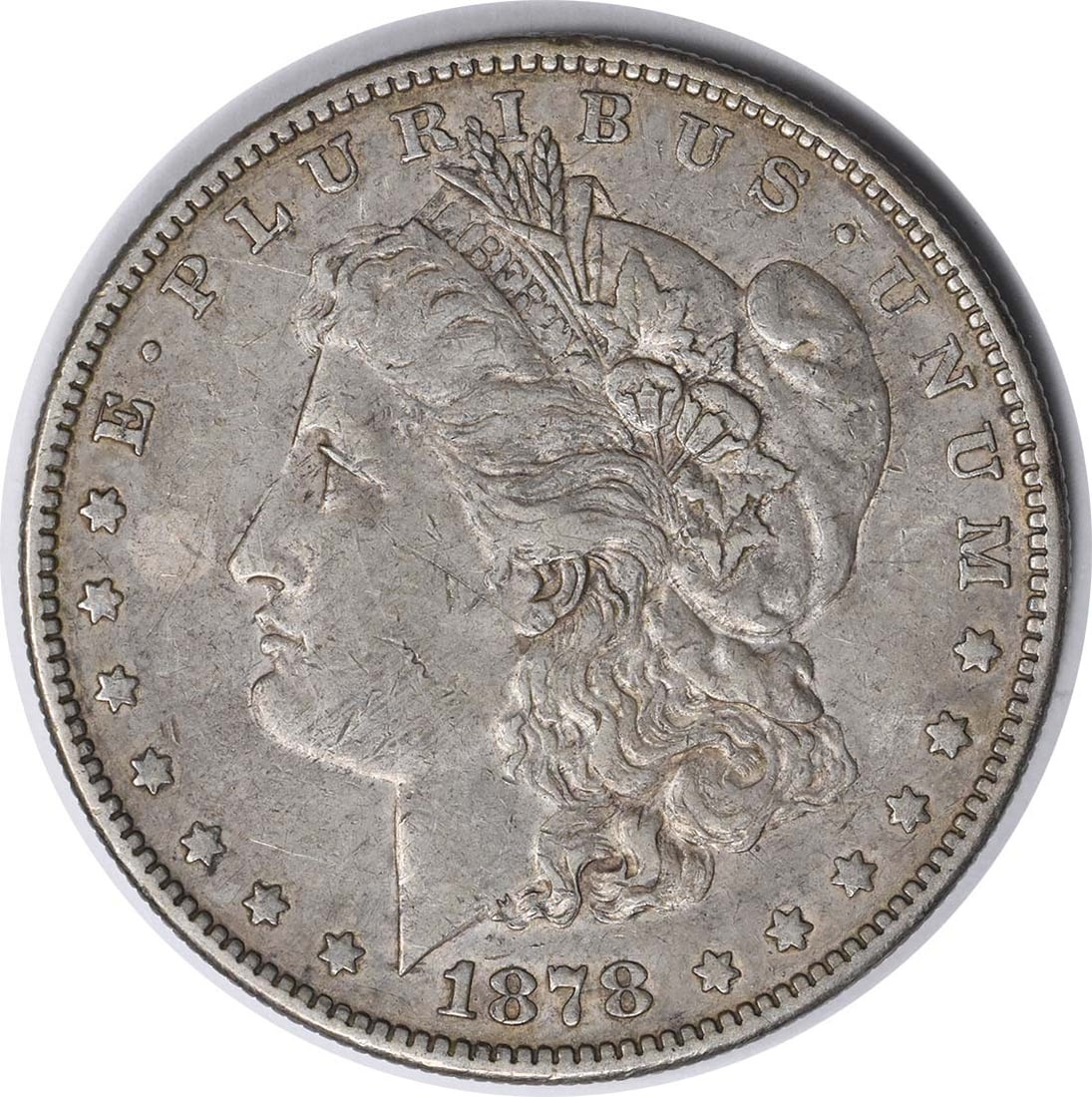 1878-S Morgan Silver Dollar VAM 22 Doubled Rib EF Uncertified: 1878-S Morgan Silver Dollar VAM 22 Doubled Rib EF Uncertified 1878-S VAM 22 Morgan Silver Dollar with doubled rib attribution. This pre-owned, circulated coin is uncertified and graded EF. Specificati