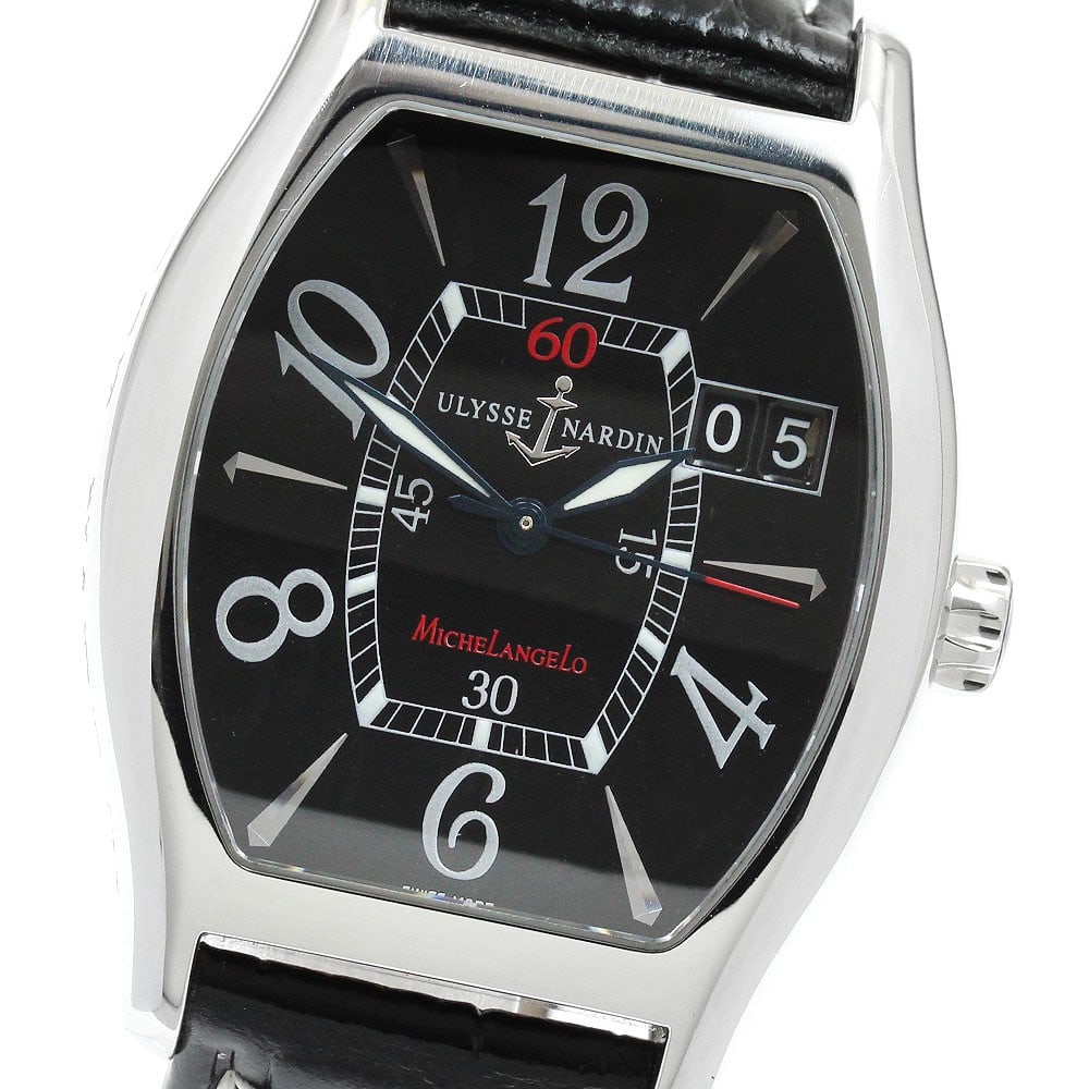 Ulysse Nardin Michelangelo 233-68 mens automatic big date watch (1 of 6)