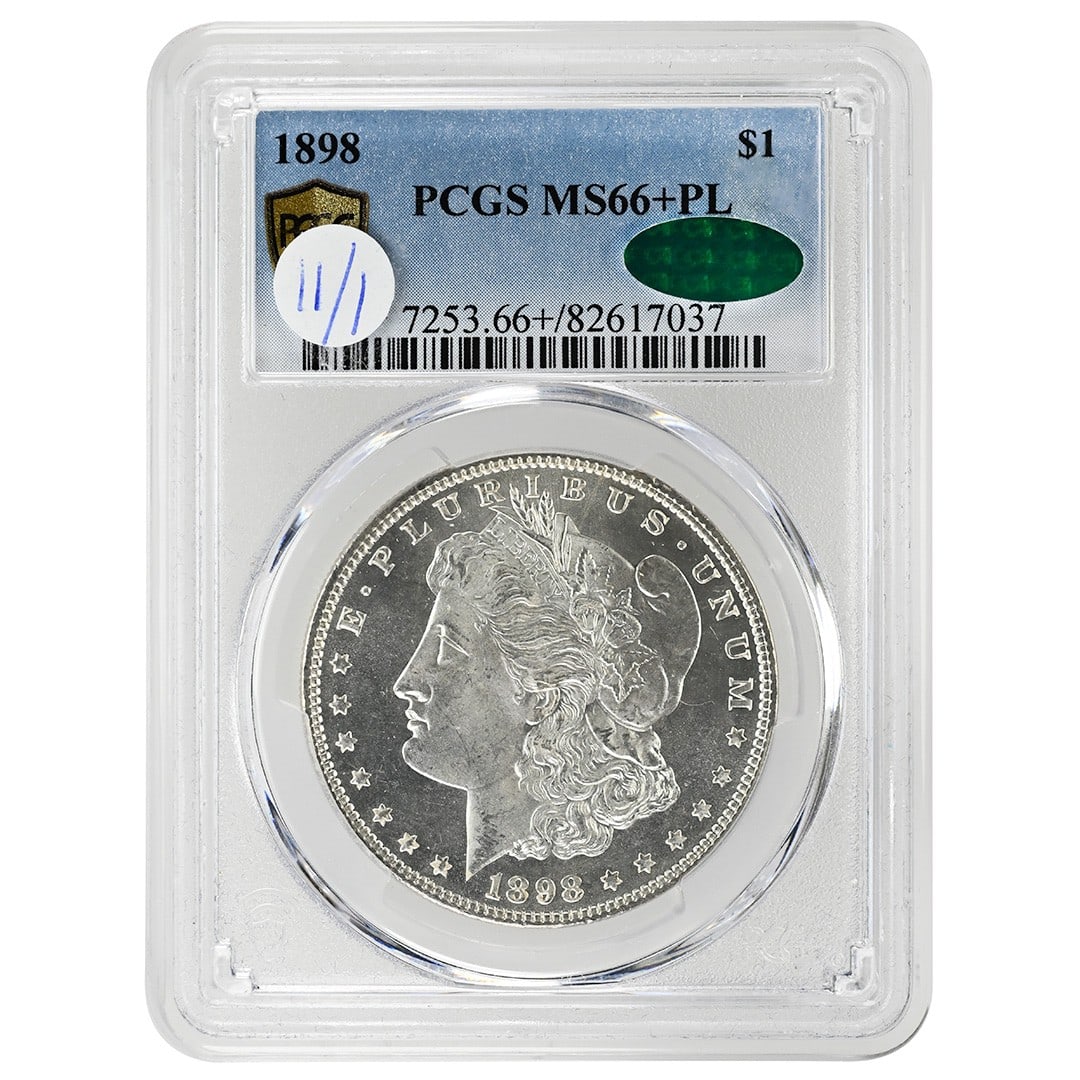 1898 Morgan Silver Dollar PCGS MS66+PL Proof Like (1 of 4)