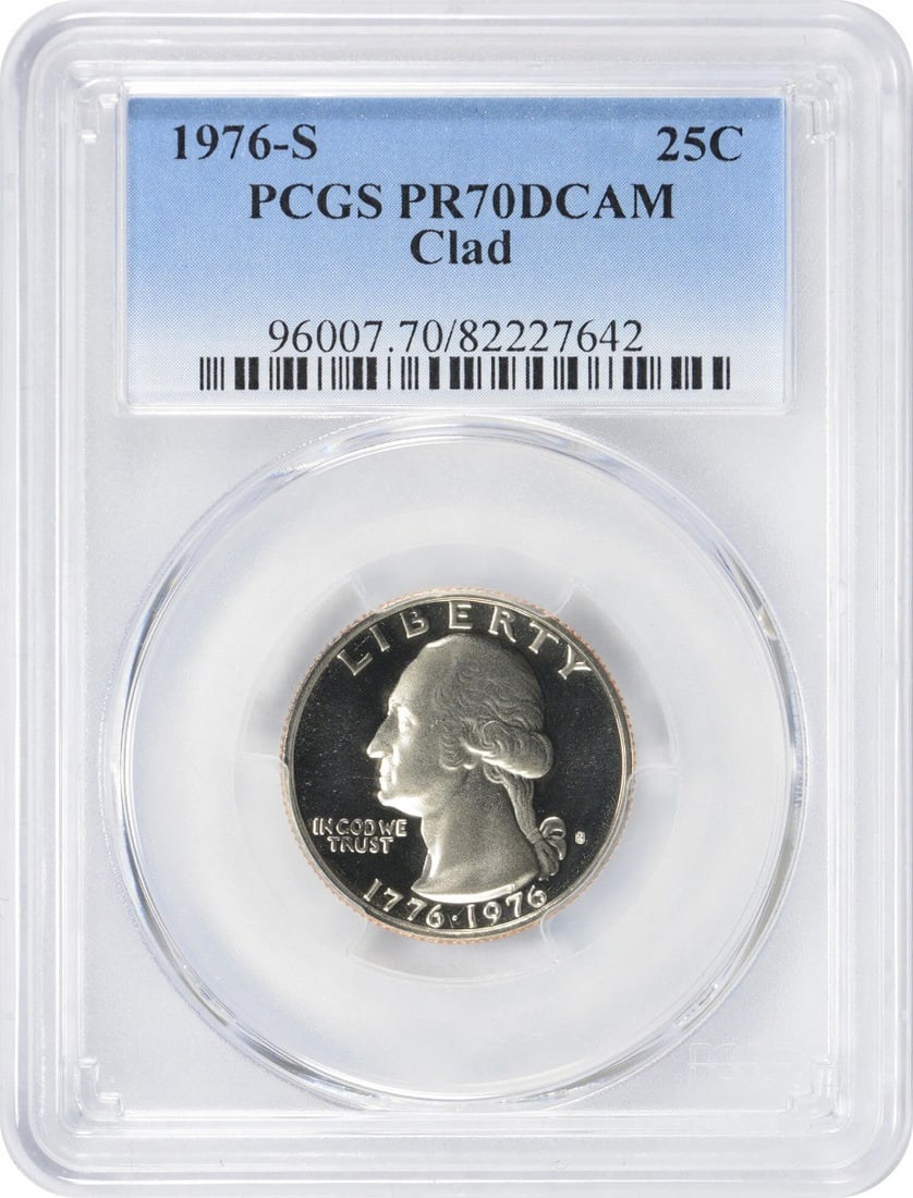 PCGS PR70DCAM 1976 S Washington 25C Proof Quarter (1 of 2)