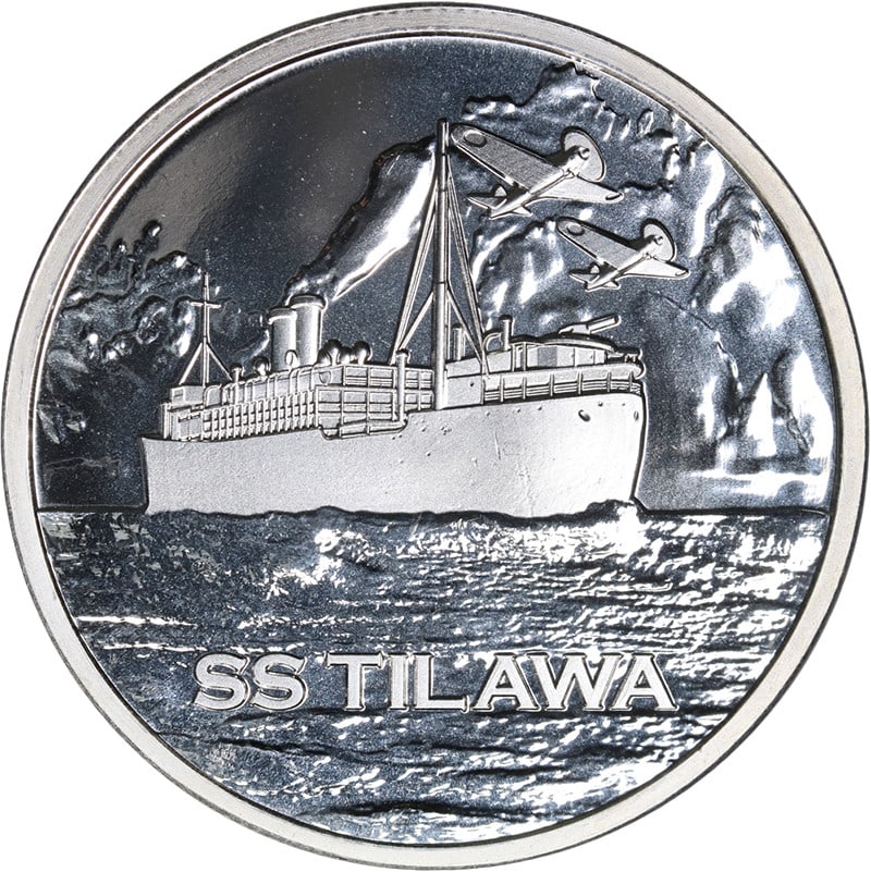 S.S. Tilawa Shipwreck 1 oz .999 Fine Silver Round (1 of 2)