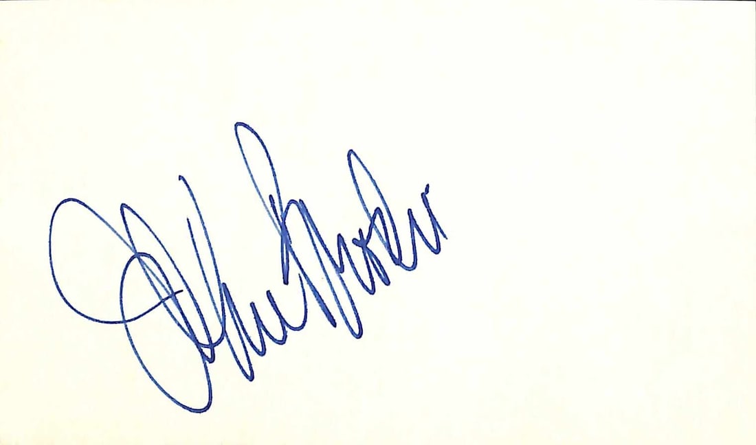 Beckett Certified John Brodie Signed 3x5 Index Card 49ers QB (1 of 1)