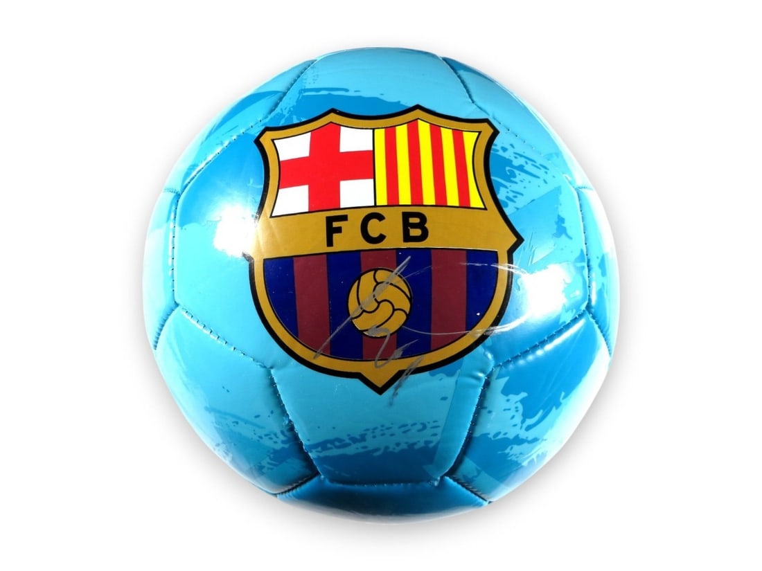Pedri Autographed Soccer Ball FC Barcelona Beckett Authenticated (1 of 4)