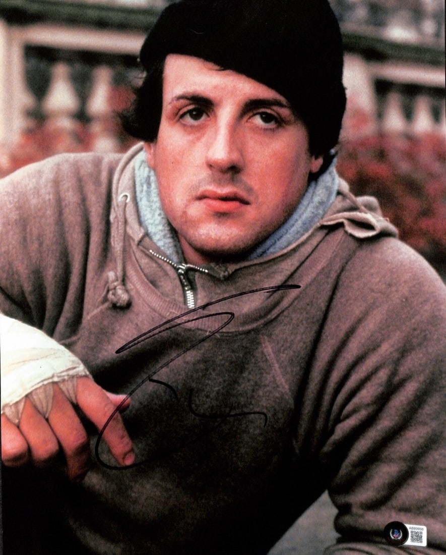 Beckett Certified 11x14 Rocky Photo Autographed by Sylvester Stallone (1 of 1)
