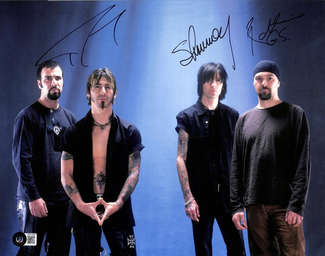 11x14 Godsmack band photo signed by 3 members Beckett LOA (1 of 1)