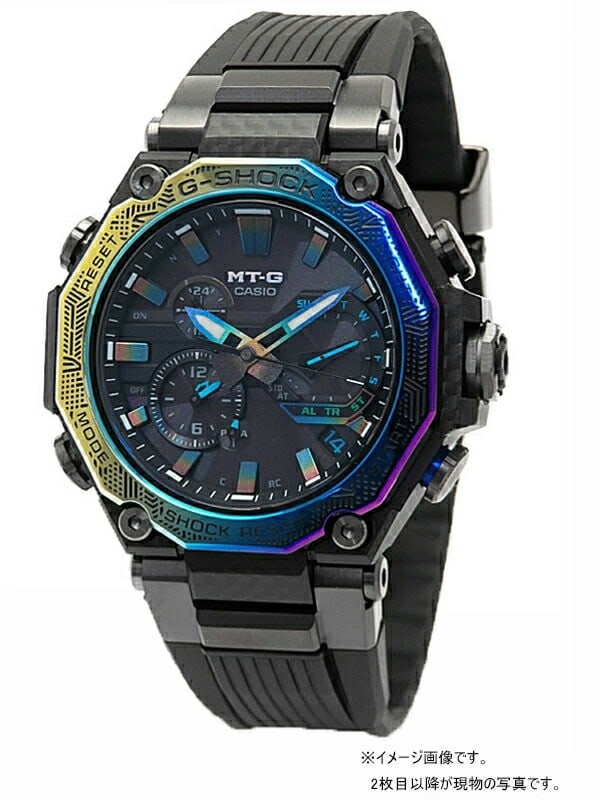 CASIO MTG-B2000YR-1AJR G-SHOCK MT-G men's solar radio-controlled watch: CASIO MTG-B2000YR-1AJR G-SHOCK MT-G men's solar radio-controlled watch CASIO G-SHOCK MT-G MTG-B2000YR-1AJR men's wristwatch with solar-powered radio-controlled quartz movement. This model features a b