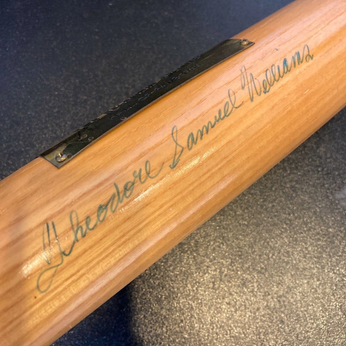 Ted Williams Signed Baseball Bat with JSA Authentication - 6