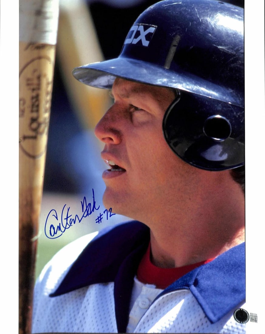 Beckett authenticated 11x14 signed photo of Carlton Fisk White Sox 1981 (1 of 1)
