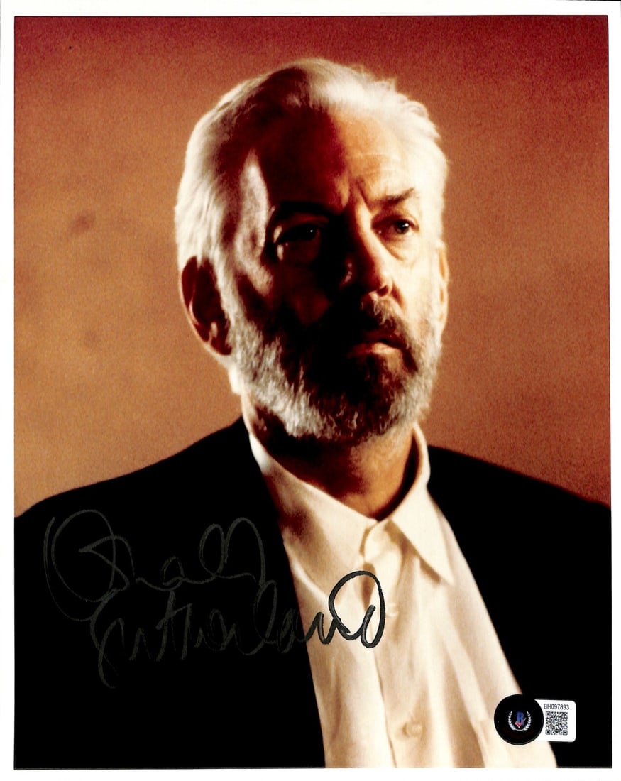 Autographed 8x10 Photo Donald Sutherland Beckett Certified Original (1 of 1)