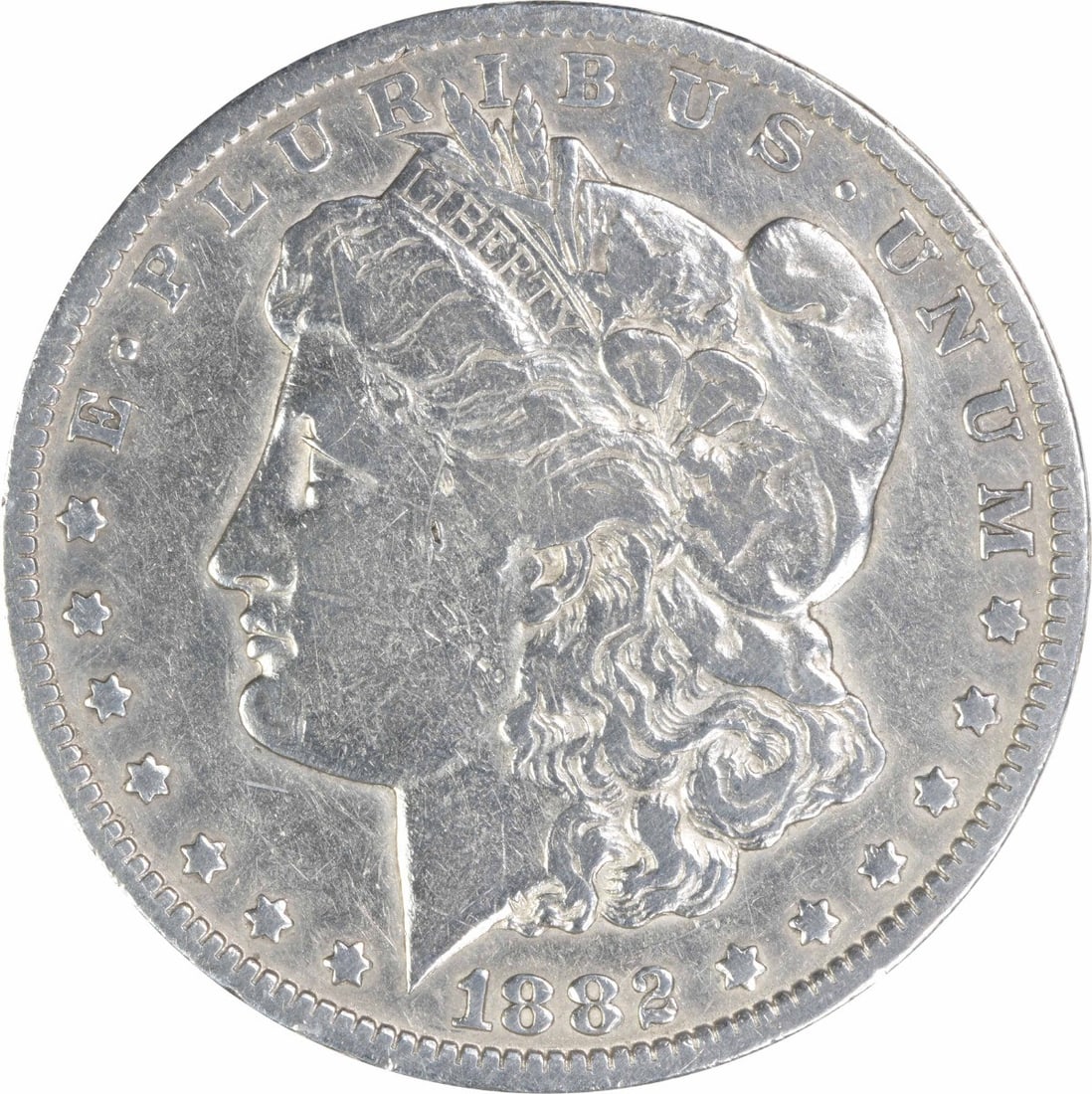 1882 CC $1 Morgan Silver Dollar VF Uncertified (1 of 2)